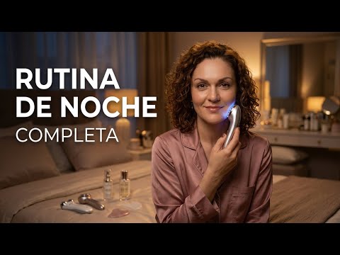 ¿Usar dispositivos faciales? Mi rutina de noche completa