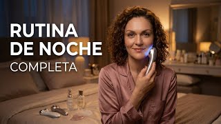 ¿Usar dispositivos faciales? Mi rutina de noche completa