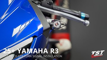 How to Install TST Mech-GTR LED Front Turn Signals on 2025+ Yamaha YZF-R3 by TST Industries
