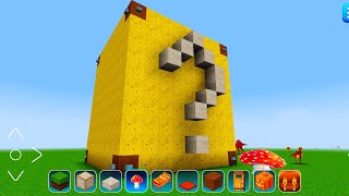 JurassicCraft: Free Block Build & Survival Craft Gameplay #97 (iOS & Android)| Mystery Block Mario🏠 screenshot 4