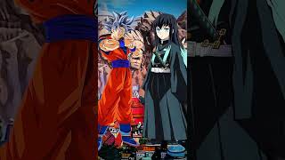 Goku vs All Hashiras Who Is Strongest? #goku #hashira #dragonball #demonslayer #anime #shorts