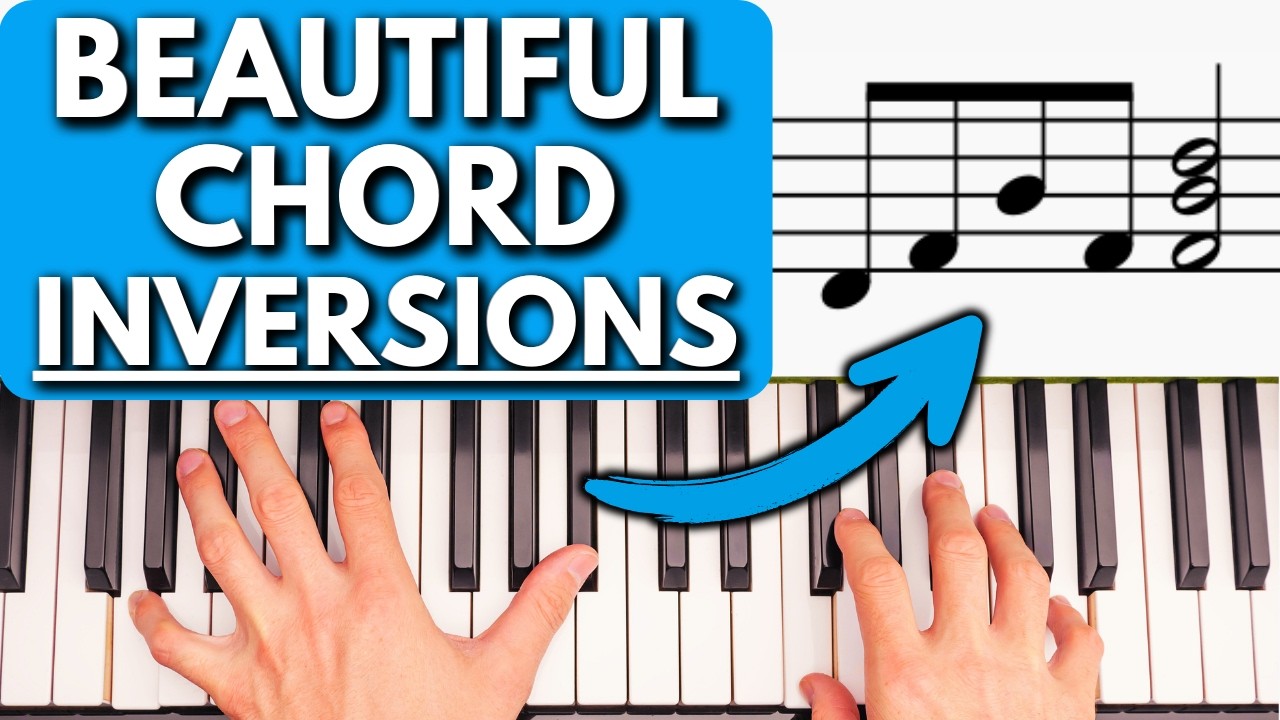 Превратите простые фортепианные аккорды в КРАСИВЫЕ инверсии (любой уровень сложности)