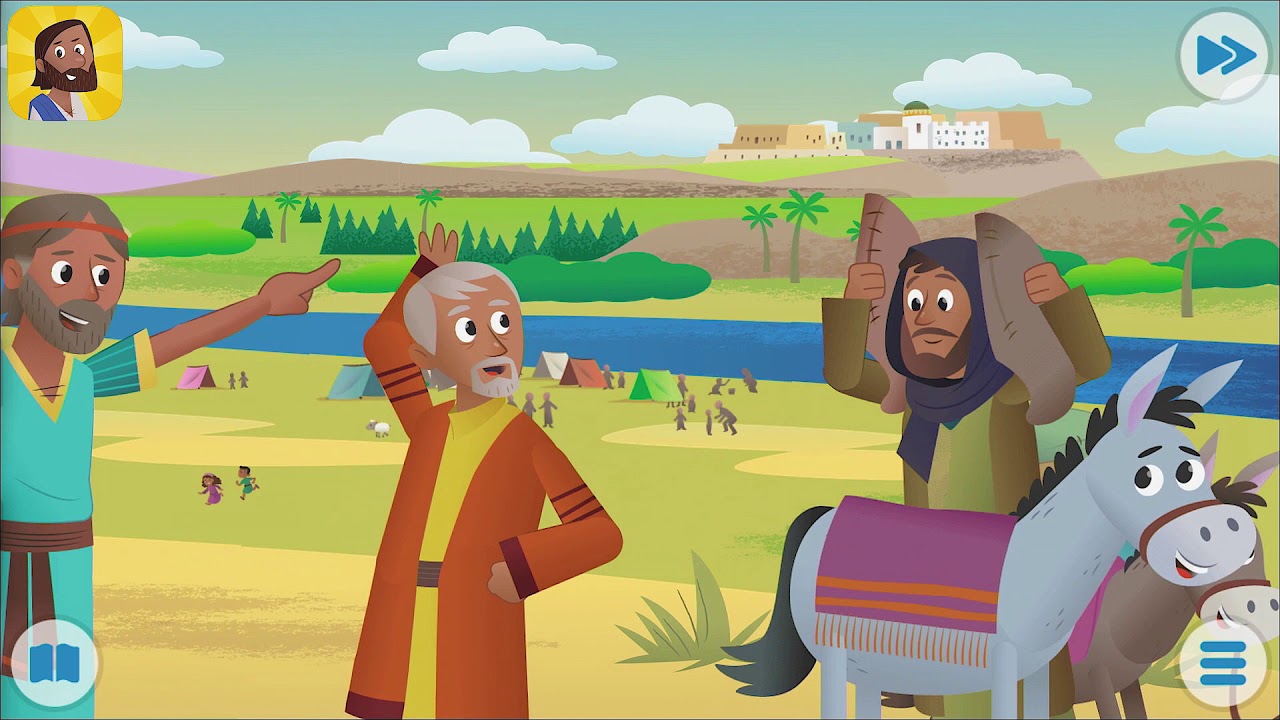 Wasser teilt sich und Mauern fallen - Bibel App für Kinder