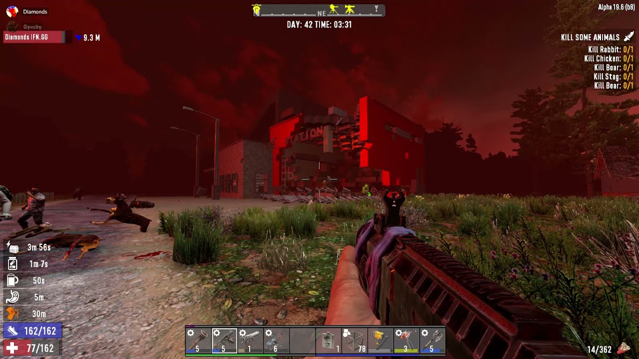 7 Days To Die building collapse