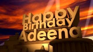 Happy Birthday Adeena