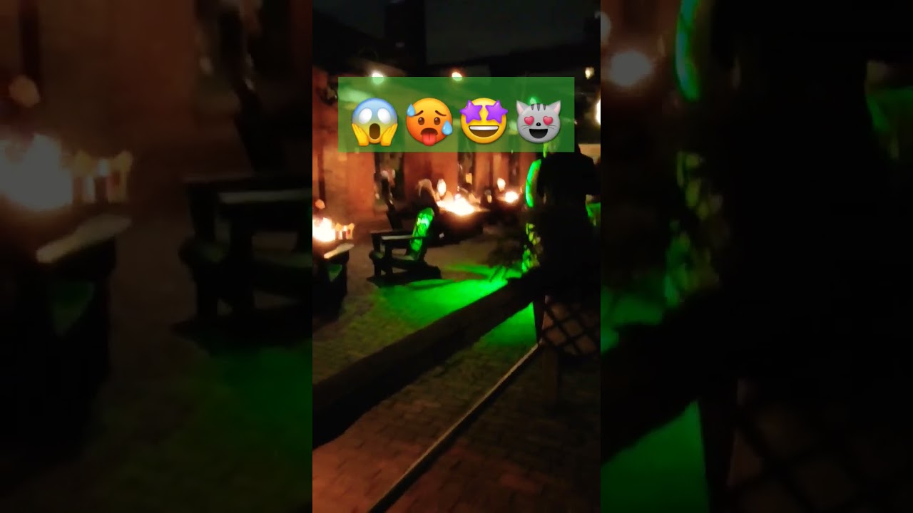 😱🥵 The Coolest Restaurant Patio With Fire pits! 😍