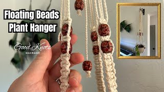 Famous Floating Beads Macrame Plant Hanger DIY (Super Easy!) #macrame #planthanger #macrametutorial Wealth