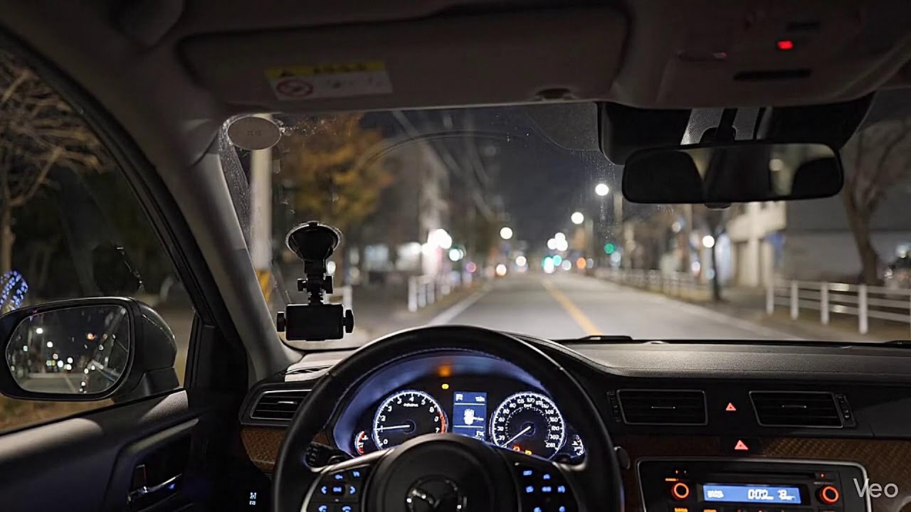 Peaceful City Night Ambience with Silent Urban Horizon