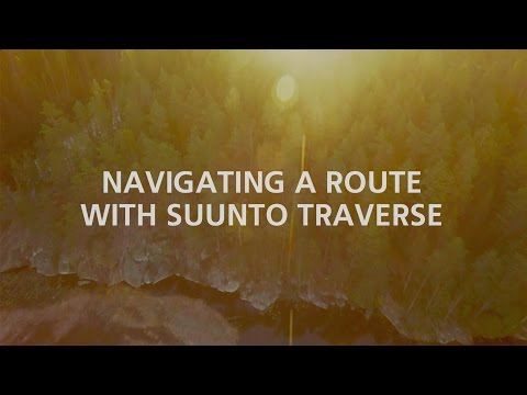 Suunto Traverse: Navigating a route