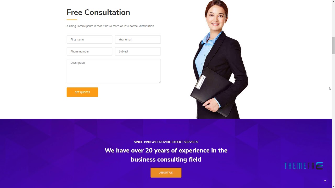 Creus - Business and Financial Consulting WordPress Theme Edvard
