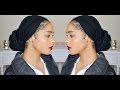 HOW TO: Turban Tutorial (Low Bun)