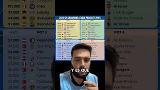 Así es como funciona el sorteo de la Champions 2025.