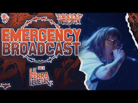 EMERGENCY BROADCAST - LIVE @LE FERRAILLEUR - NANTES - 4K - [HALF SET - RAW SHOT] 25/06/2026