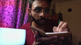 ASMR mixed cranial nerve exam and asking you random questions (oh and making your portrait too)