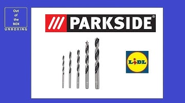 SHORT Presentation Parkside HSS Drill Bir Set PASP 4 A1 (Lidl wood drill)