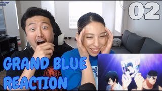 MANLIEST ROOM EVER GRAND BLUE EPISODE 2 REACTION - Kimchi and Tofu