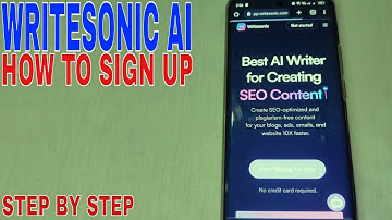 ✅  How To Sign-up In WriteSonic Ai 🔴