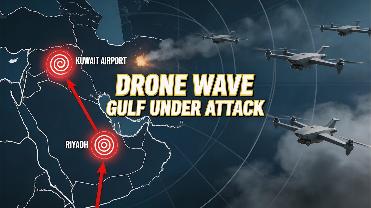 Kuwait Airport & Riyadh Hit: Iran’s New Drone Wave Strikes the Gulf!
