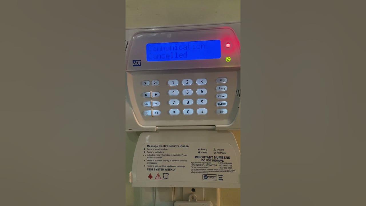 DSC/ADT Alarm Test YouTube