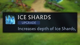 Increased depth of Ice Shards Dota 2