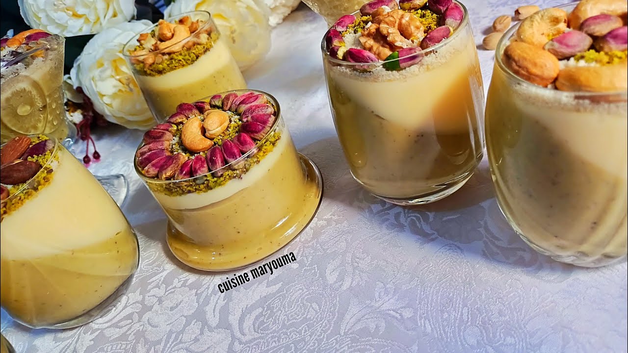 عصيدة الفستق التونسية و اسرار نجاحها خطوة بخطوة 🥰 assida pistache