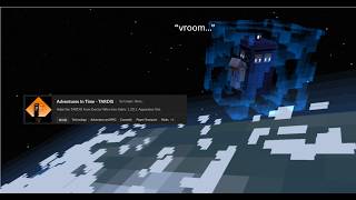 All the different (De)Materializing animations for the TARDIS in Adventures in Time - TARDIS, MC mod