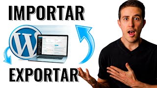 ⏩ How to IMPORT or EXPORT (Content) in WordPress