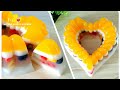 美丽的水果燕菜蛋糕 ❤ Beautiful Fruit Jelly Cake