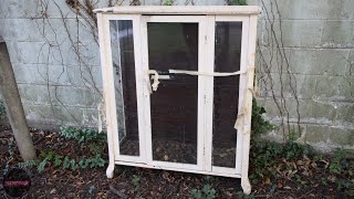 Junk to Jewel | Trashed Antique Display Cabinet Restoration