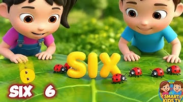 Learn Numbers 1 to 10 with Fun Animation123 Song for Toddlers | Kids Learning Numbers