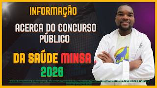 Informação a Cerca do Concurso Público da Saúde Em Angola Minsa 2026. Com Au-Sanga