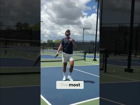 Pick the easier third shot #pickleball #pickleballtips
