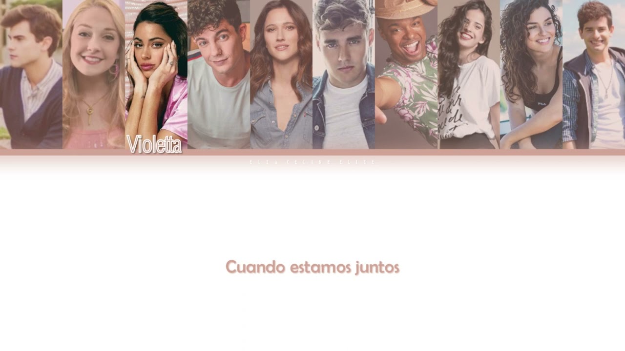 Algo Se Enciende Violetta Color Colded Letra