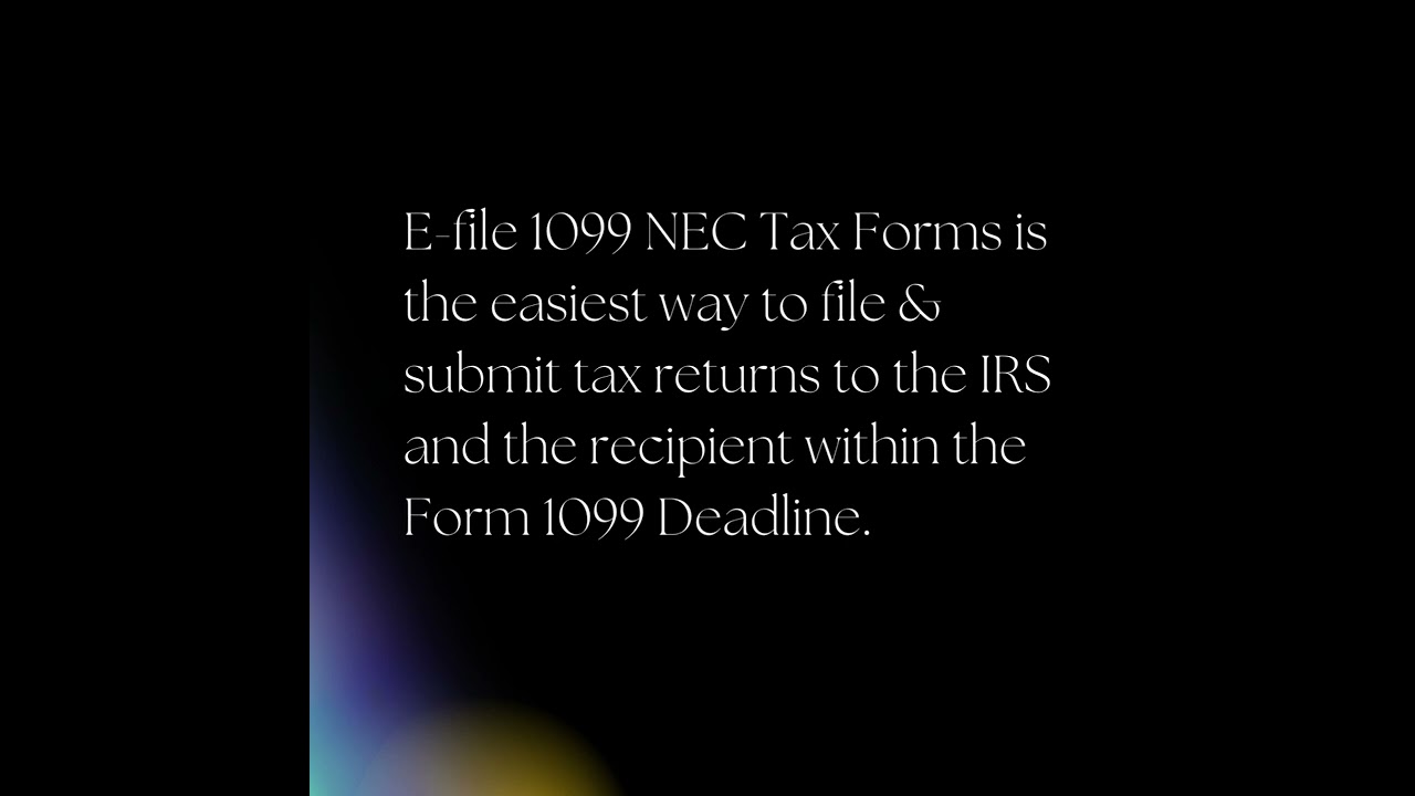 Easiest Way To File Form 1099 Non Employee Compensation