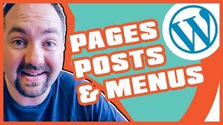Wordpress Tutorial | Pages Posts & Menus