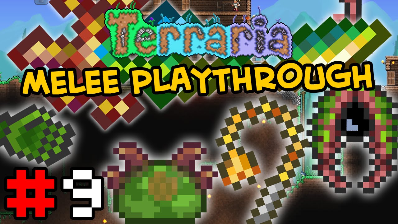 TOPAZ HOOK, JUNGLE MONSTERS + TEMPLES & MORE! Terraria Rise of the Warrior [Melee Playthrough