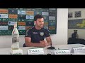 Filippo Oliana dopo Carrarese-Cesena 0-0