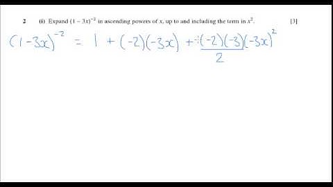 OCR Core 4 June 2006 q2i - A2 Maths - Binomial Expansion