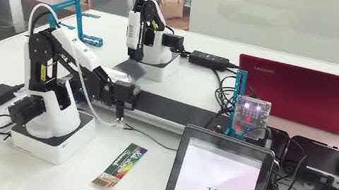 Dobot Magician - simulation of production line