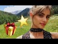 Taylor Hill on Set for the VS Holiday Shoot in Aspen