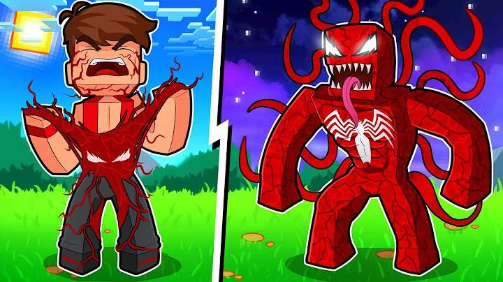 ماين كرافت مستويات التحول الى فينوم الشرير☠️ (فينوم الاحمر!) - Become Red Venom