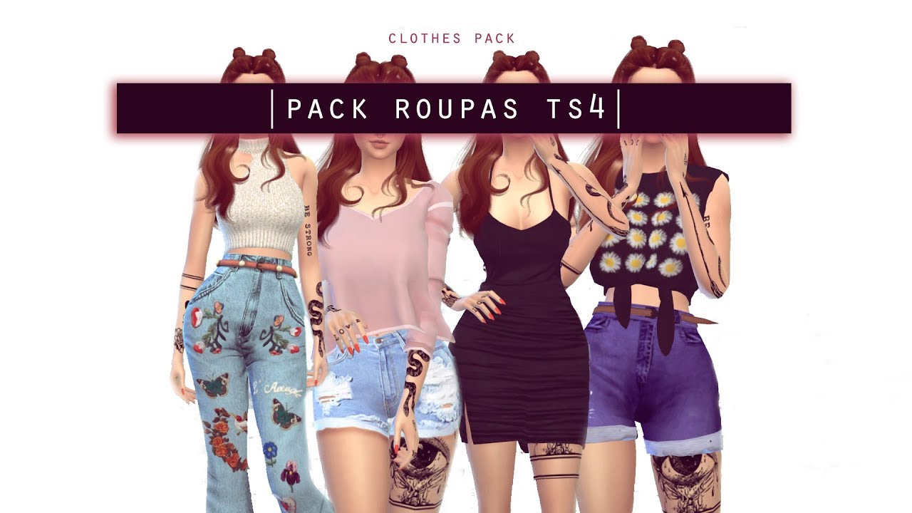 Sims 4 Clothing Mods Packs Pasechem