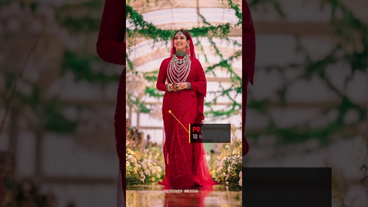 Vignesh Shivan & nayanthara wedding saree designer 