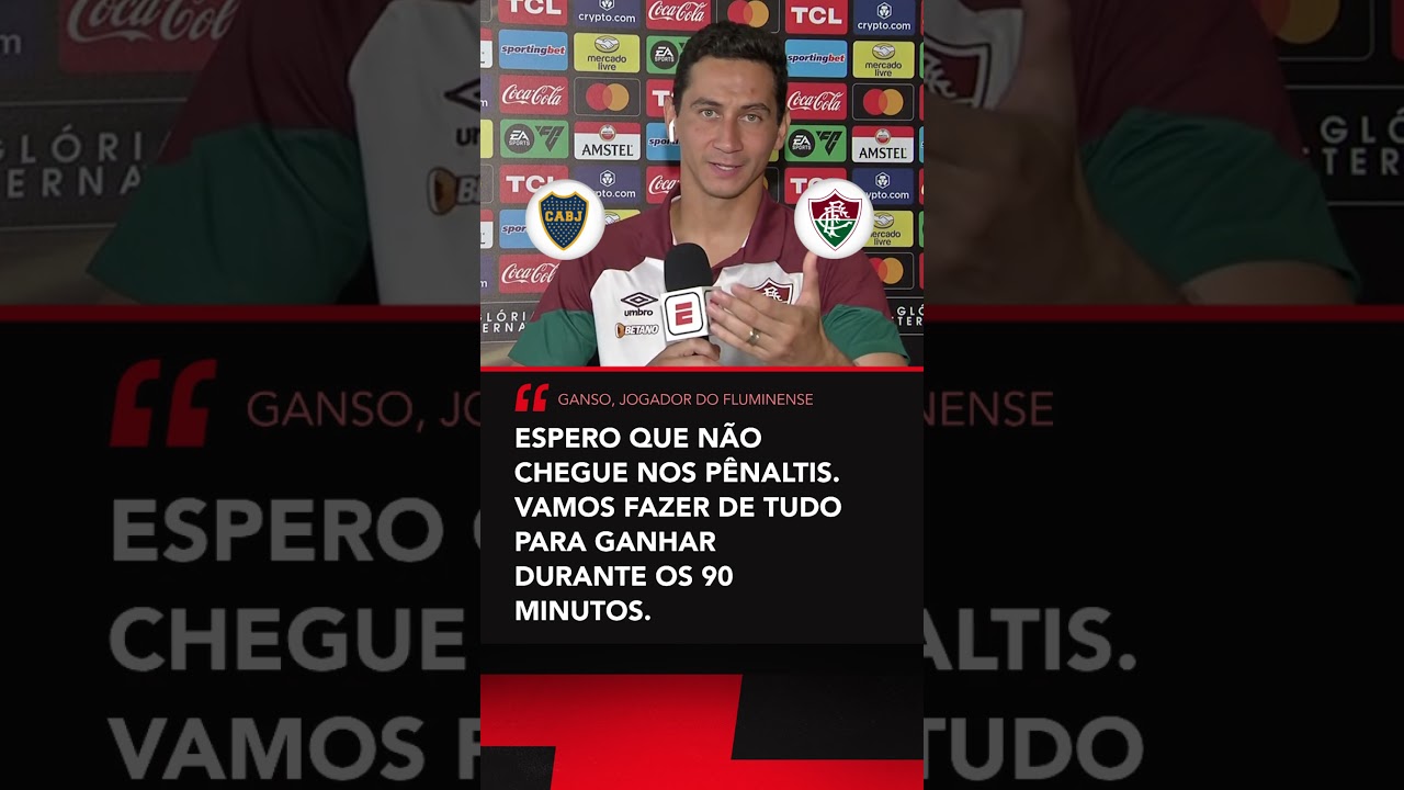 Ganso NÃO QUER pênaltis em Boca Juniors x Fluminense #shorts