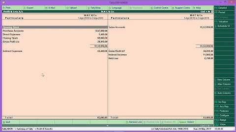 EXPORT FROM TALLY TO EXCEL IN Tally.ERP9 5.3.5 Release