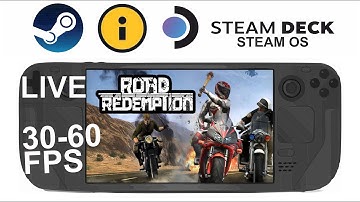 Road Redemption on Steam Deck/OS in 800p 30-60Fps (Live)