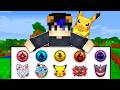 ATRAPÉ a TODOS los TIPOS Pokémon en Minecraft Cobblemon!