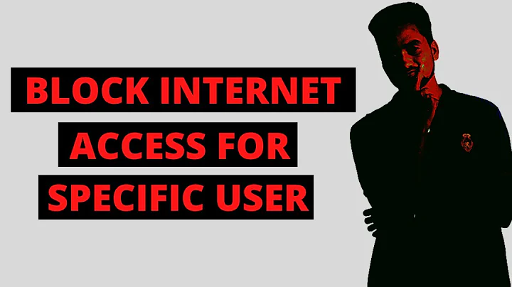 block internet access for specific user || block internet access for users in windows 10