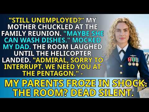 My Parents Mocked Me at the Family Reunion - Until The Helicopter Landed: “Admiral… We Need You.”
