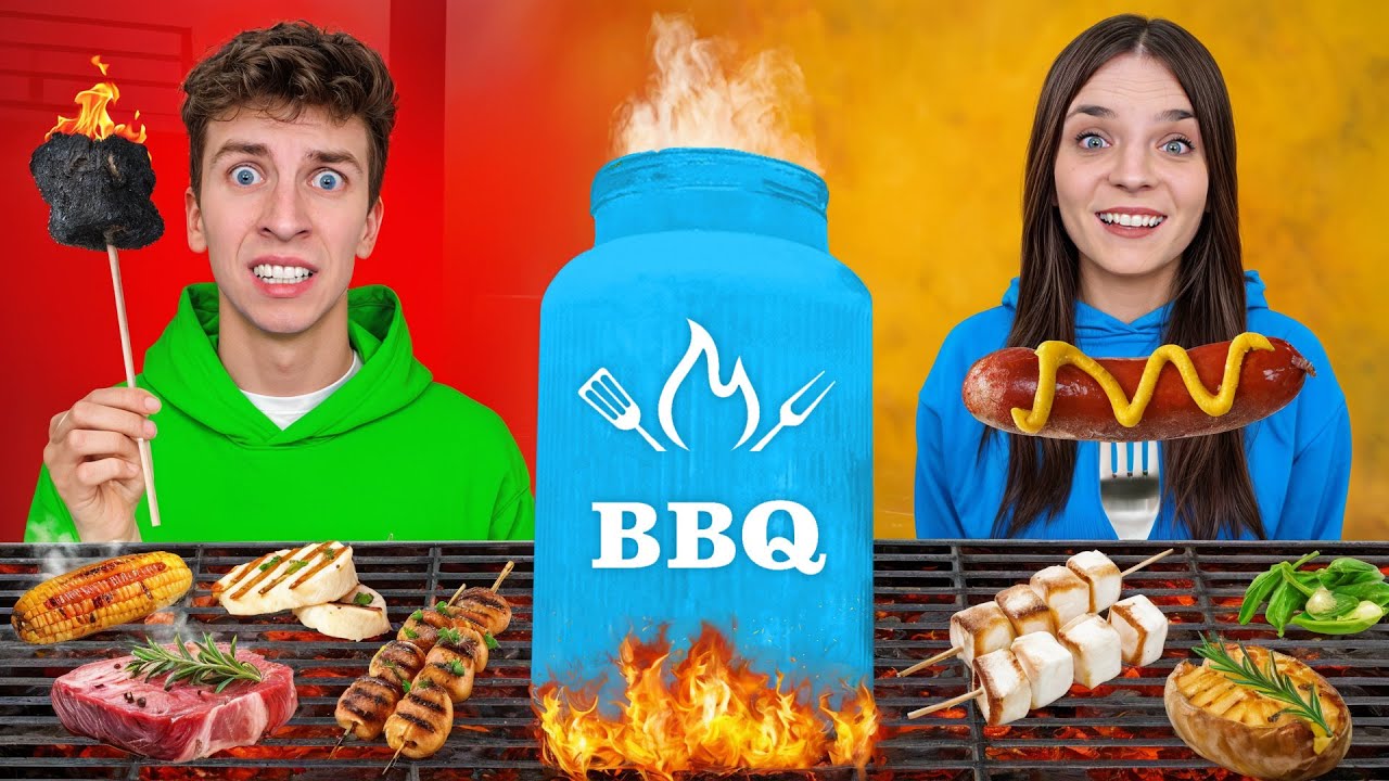 KTO SZYBCIEJ ZJE SŁOIK XXL z GRILLA WYGRYWA!